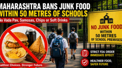 Maharashtra FDA bans junk food including vada pav and samosas within 50 metres of schools
