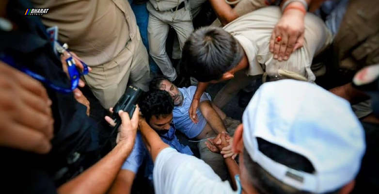 Rahul Gandhi Detained Outside PM Modi's Residence in New Delhi1