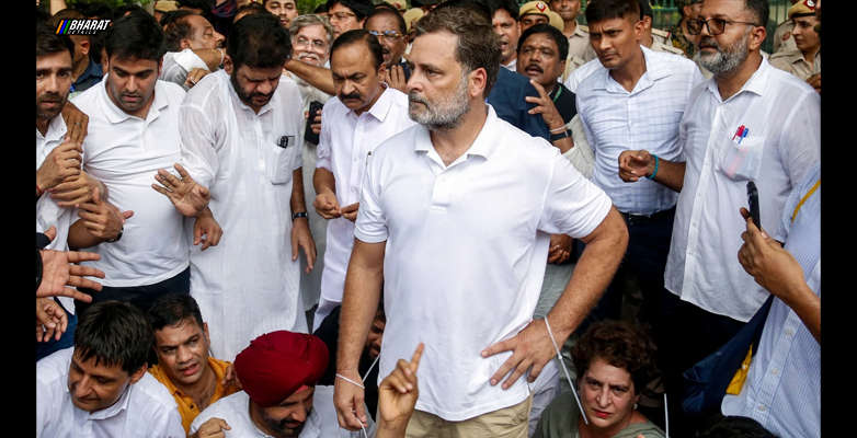 Rahul Gandhi detained outside PM's residence New Delhi