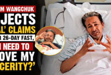 Social activist Sonam Wangchuk after ending his 26-day hunger strike following discussions with Union ministers.