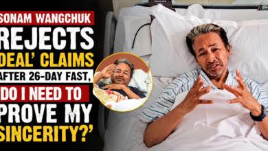Social activist Sonam Wangchuk after ending his 26-day hunger strike following discussions with Union ministers.