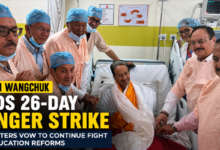 Climate activist Sonam Wangchuk ends his 26-day hunger strike at a hospital after meeting Union ministers amid ongoing student protests over alleged exam paper leaks.