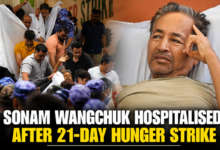 Activist Sonam Wangchuk being shifted to Safdarjung Hospital after his prolonged hunger strike at Jantar Mantar in New Delhi.