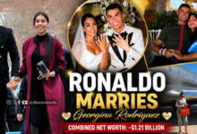 Cristiano Ronaldo and Georgina Rodriguez married in Portugal with their combined estimated net worth reaching around $1.21 billion