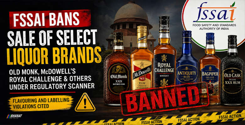 FSSAI action against select Old Monk, McDowell's and Royal Challenge liquor brands over flavouring rule violations