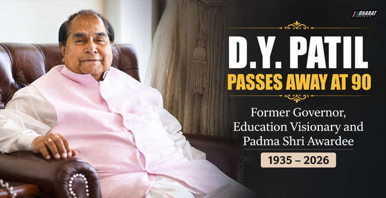 Former Governor and Padma Shri awardee D.Y. Patil, who passed away in Kolhapur after a prolonged illness.
