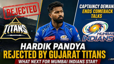 Hardik Pandya during IPL action as Gujarat Titans reject reported return over captaincy demand