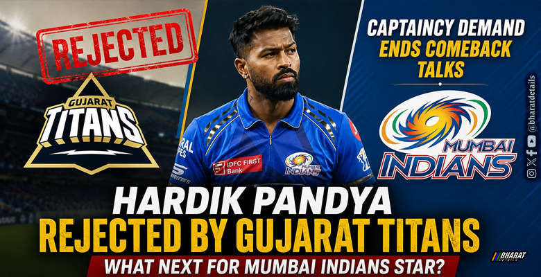 Hardik Pandya during IPL action as Gujarat Titans reject reported return over captaincy demand