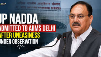 Union Health Minister JP Nadda admitted to AIIMS Delhi after experiencing uneasiness and undergoing coronary angiography