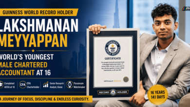 Lakshmanan Meyyappan, Guinness World Record holder for youngest male Chartered Accountant at 16