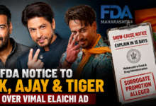 Maharashtra FDA issues notices to Shah Rukh Khan, Ajay Devgn and Tiger Shroff over Vimal Elaichi advertisement