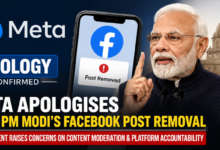 Meta apologises over PM Modi Facebook post removal following meeting with IT Minister Ashwini Vaishnaw.