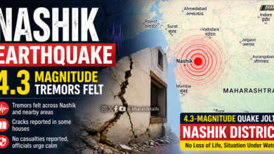 4.3 magnitude Nashik earthquake triggers tremors across Maharashtra with cracks reported in some houses
