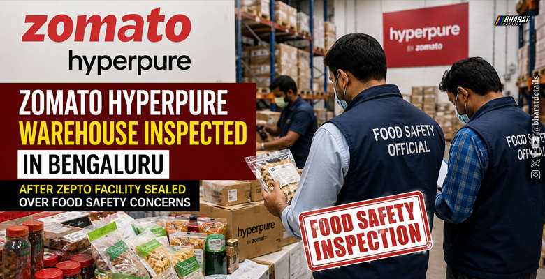 Food safety officials inspect Zomato Hyperpure warehouse in Bengaluru after Zepto facility sealed