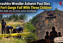 National-level wrestler Ashwini Paul and Naldurg Fort in Maharashtra's Dharashiv district