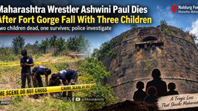 National-level wrestler Ashwini Paul and Naldurg Fort in Maharashtra's Dharashiv district