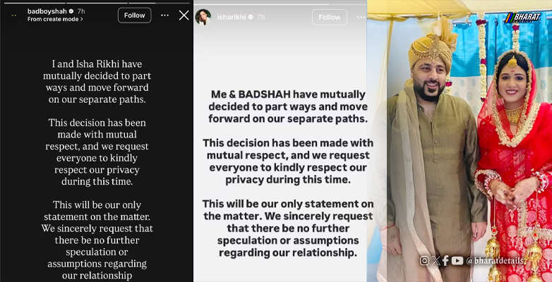 Badshah and Isha Rikhi Confirm Divorce After Five Months of Marriage 1