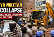 Rescue operation underway after a paying guest building collapsed in Delhi's Satya Niketan