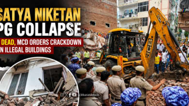 Rescue operation underway after a paying guest building collapsed in Delhi's Satya Niketan