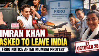 Actor Imran Khan faces an FRRO notice to leave India following his participation in a Mumbai anti-CEC protest.