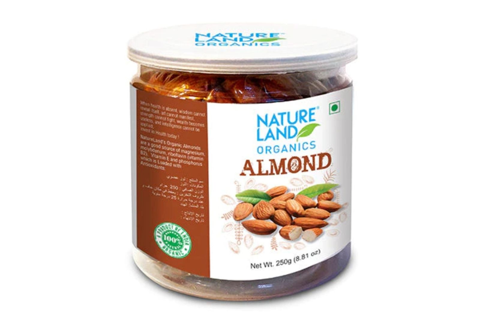 Natureland Organics Almonds