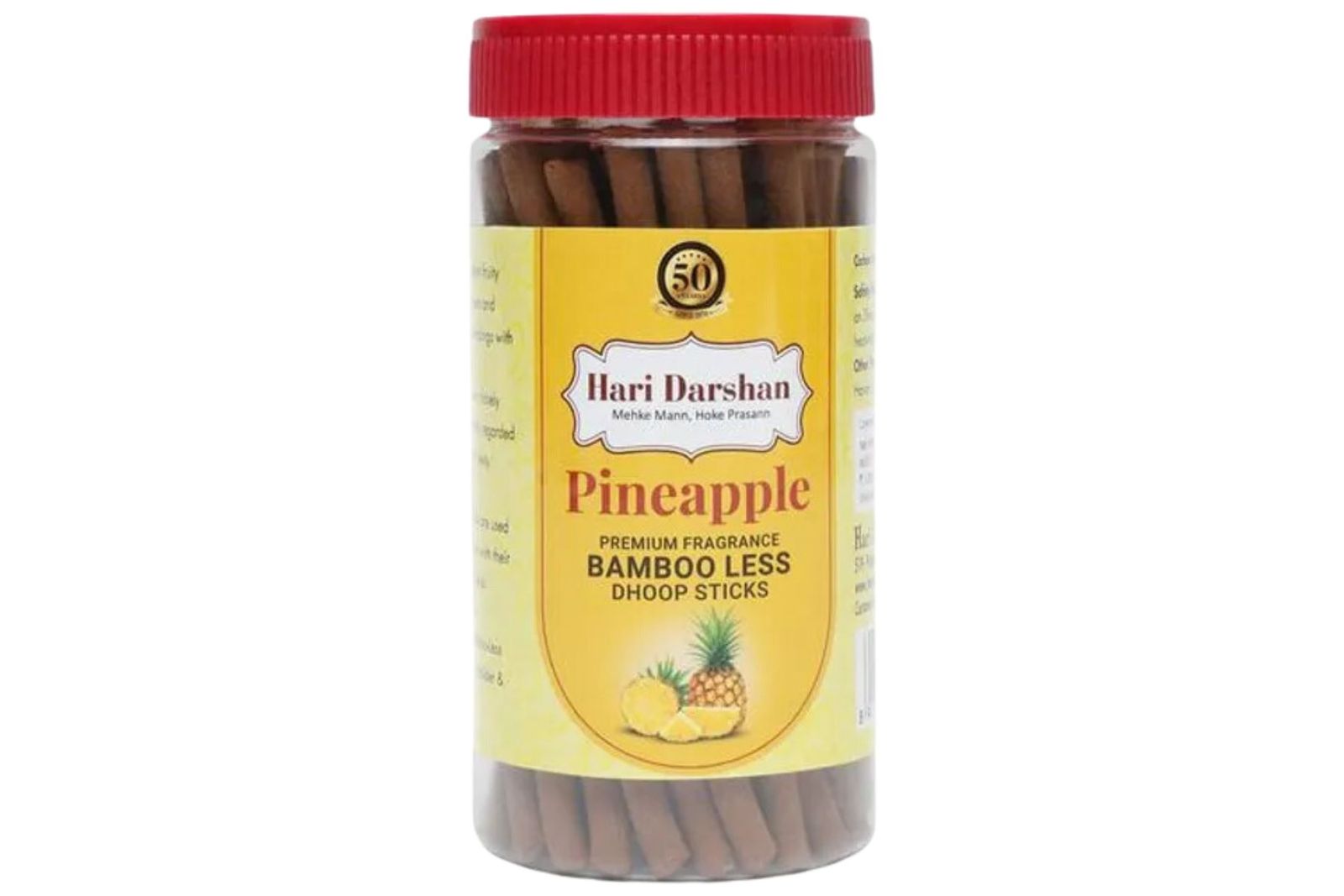 Hari Darshan Pineapple Bamboo Less Dhoop Stick