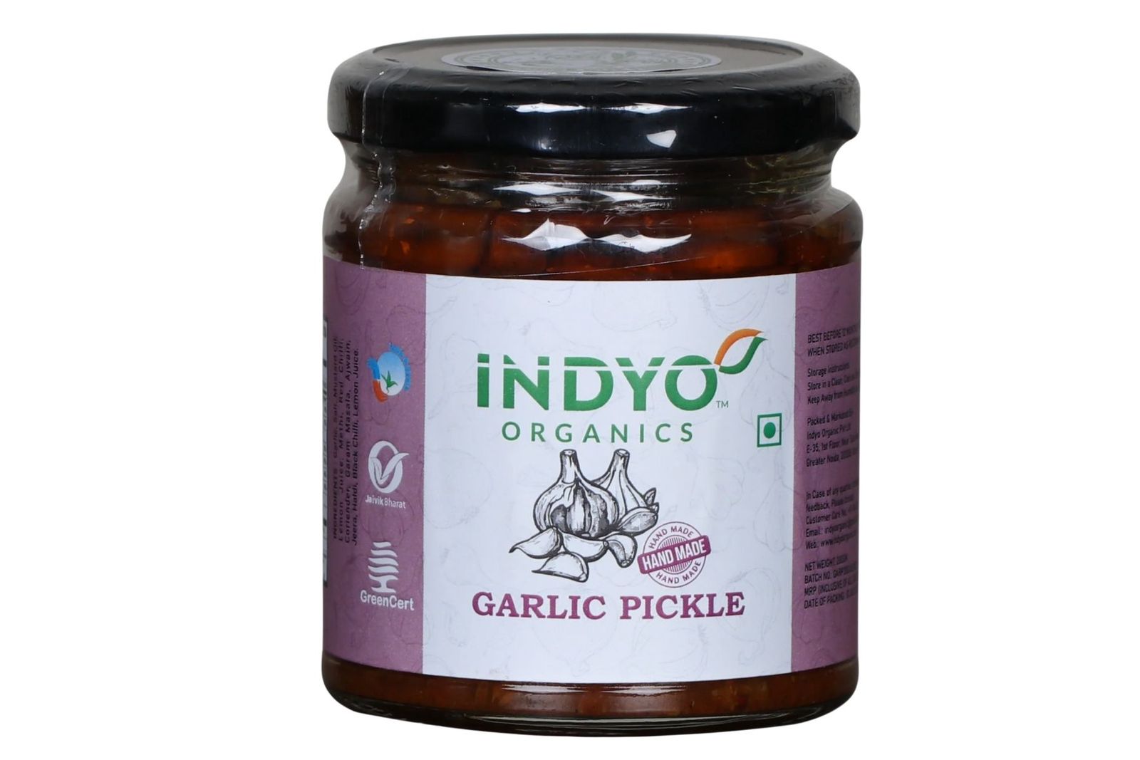 Indyo Organics (Garlic) Pickle