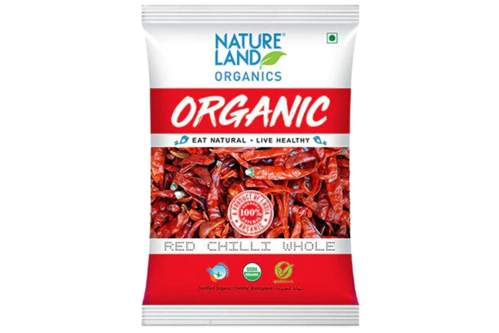 Natureland Organics Red Chilli Whole