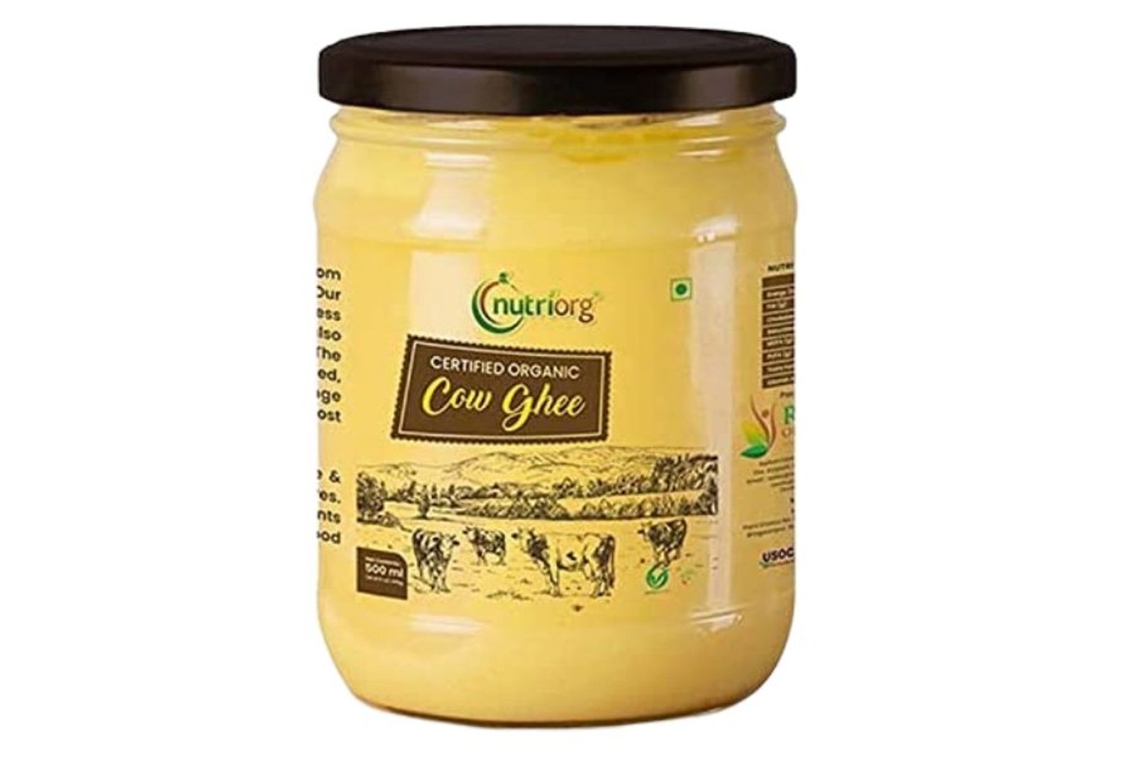 Nutriorg Certified Organic Cow Ghee