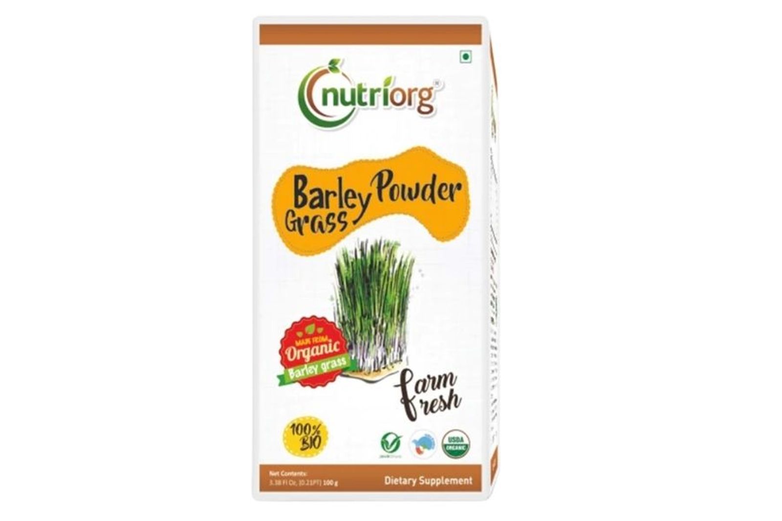 Nutriorg Organic Barley Powder