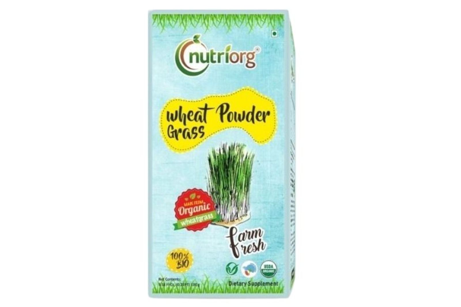 Nutriorg Organic Wheatgrass Powder