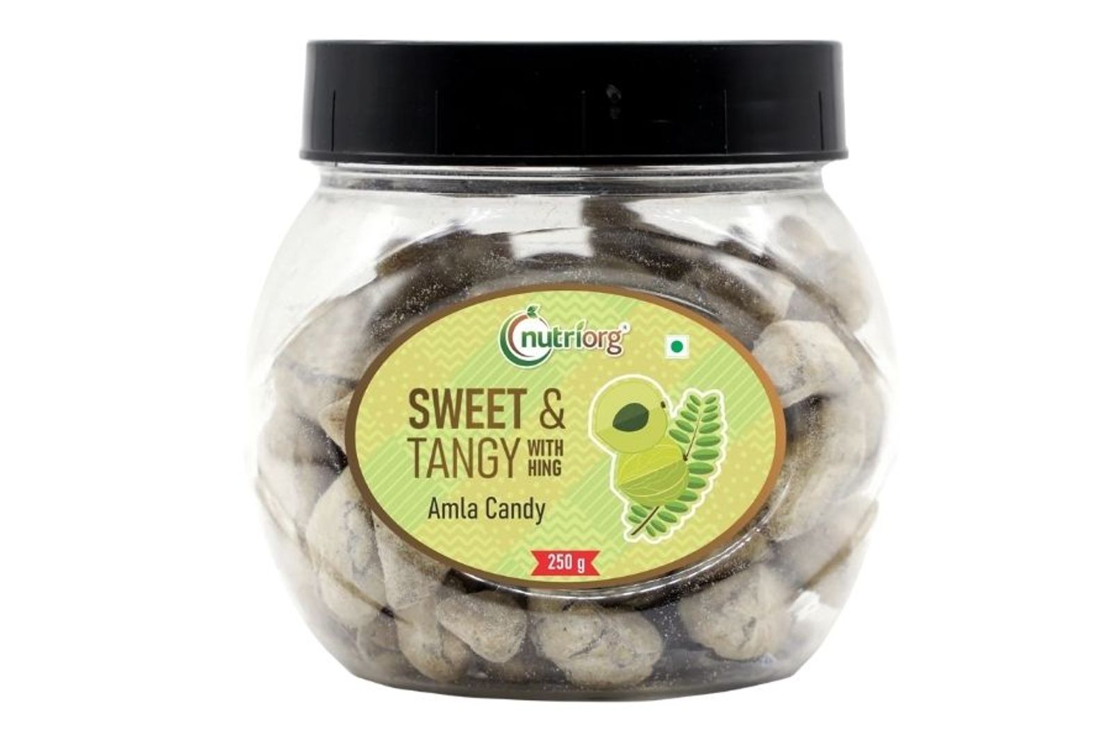 Nutriorg Sweet & Tangy with Hing Amla Candy