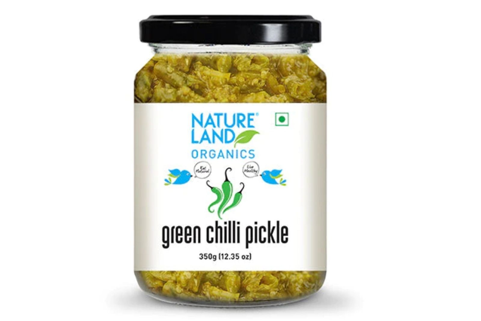 Natureland Organics Green Chilli Pickle
