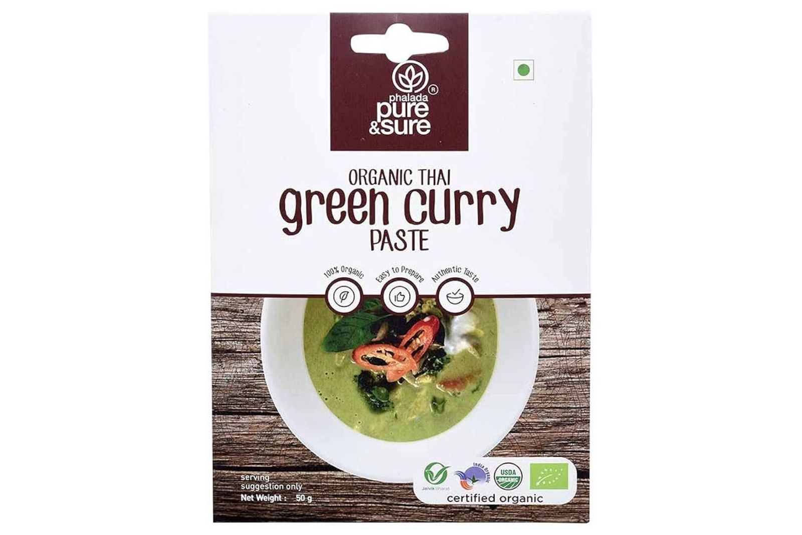 Pure & Sure Organic Thai  Green Curry Paste