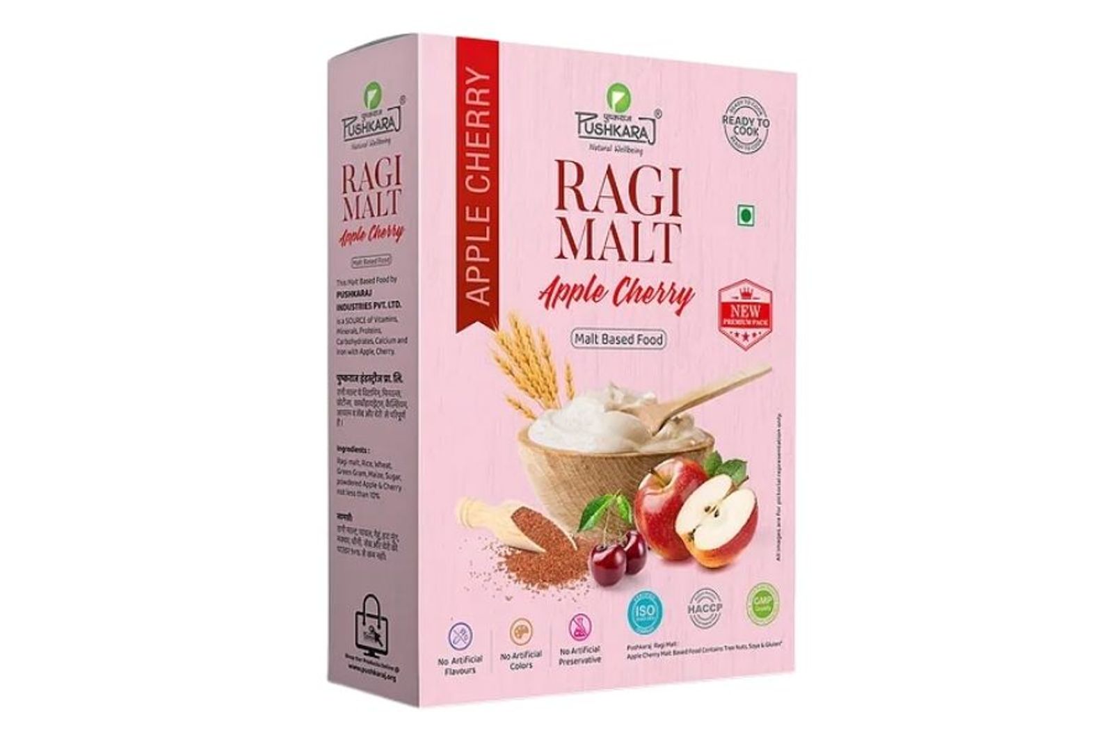 Pushkaraj Ragi Malt (Apple & Cherry)