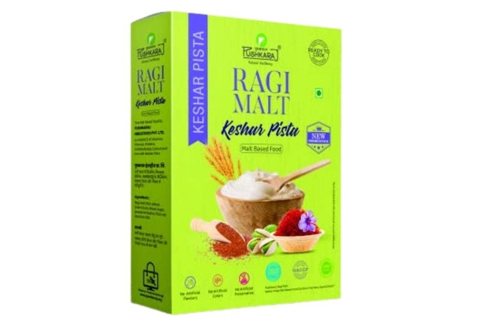 Pushkaraj Ragi Malt (Kesar Pista)