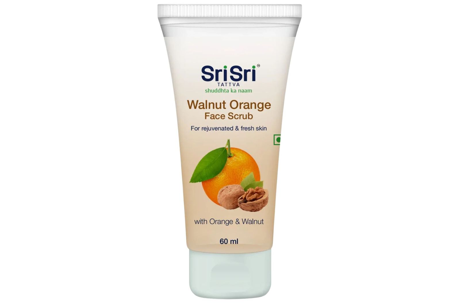 Sri Sri Tattva Walnut Orange Face Srub