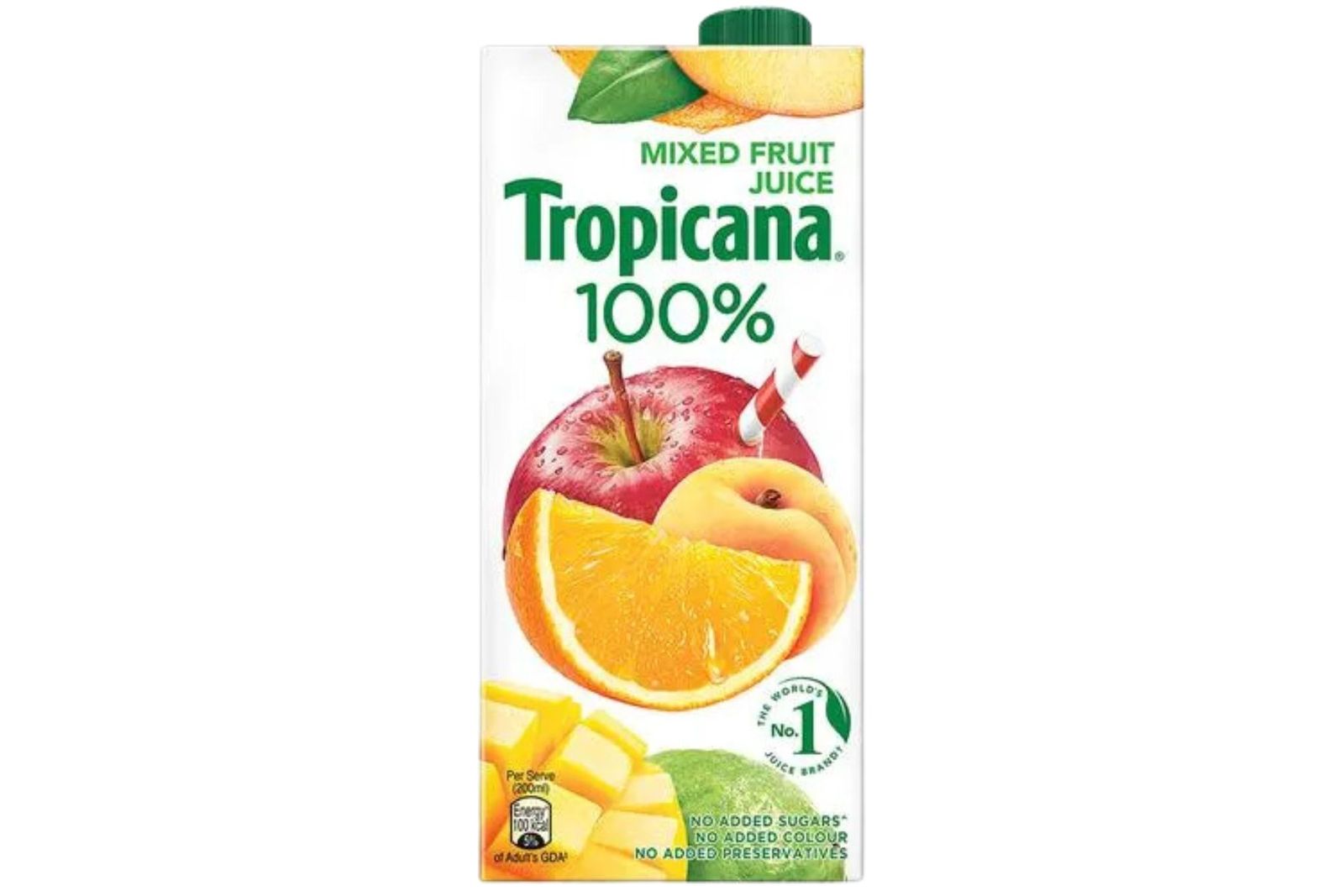 Tropicana 100% Mixed Fruit Juice Terta Pack