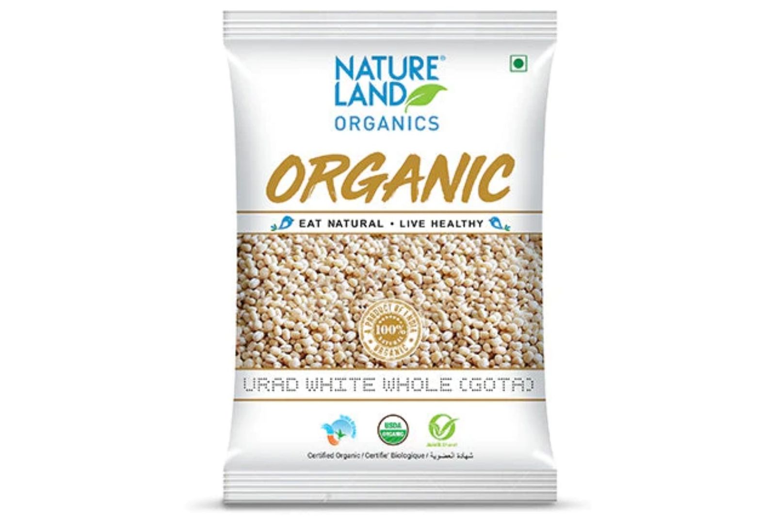 Natureland Organics Urad Whole