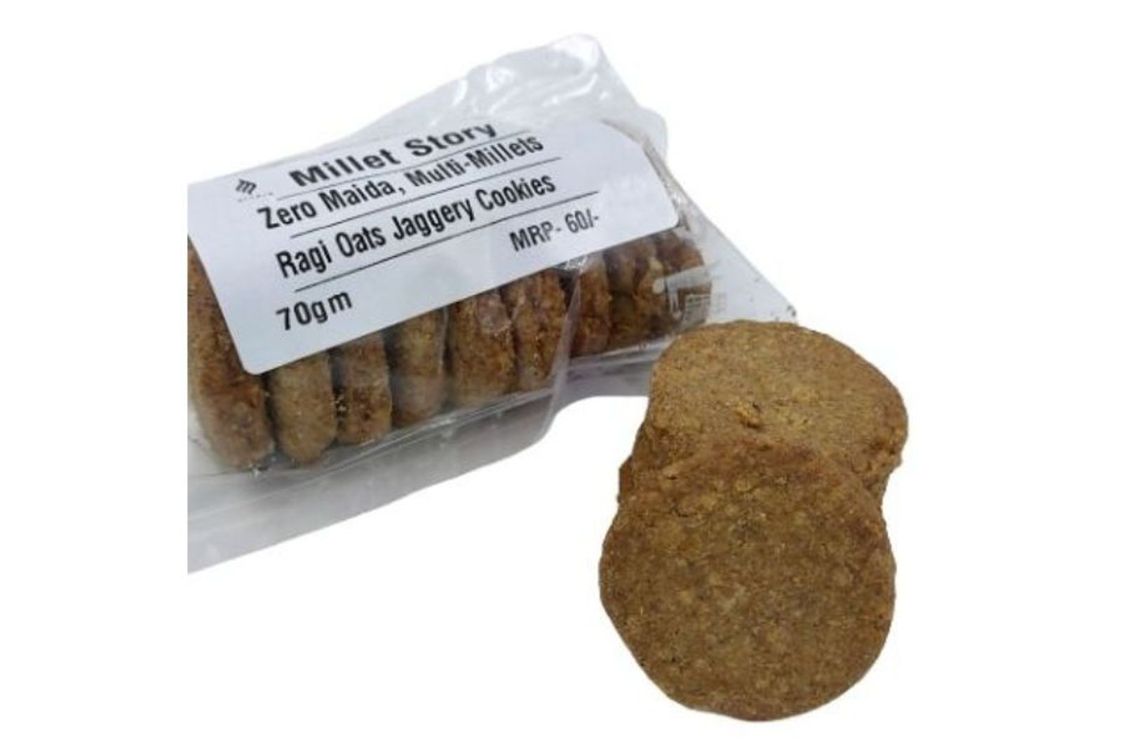 Ragi Jaggery - Oats Honey Cookies, 250g