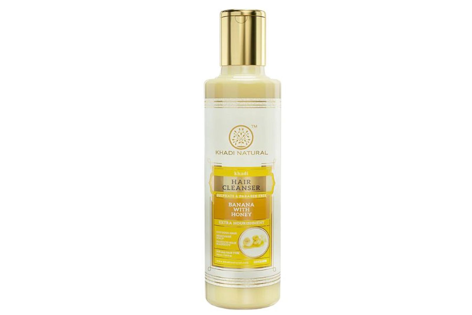 Khadi Natural Banana With Honey Hair Cleanser- Sulphate & Paraben Free