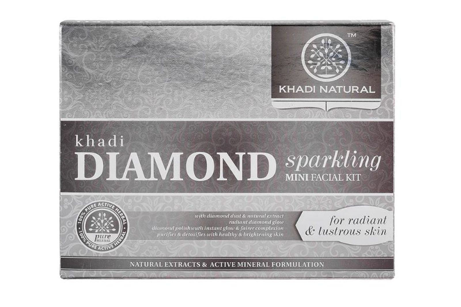 Khadi Natural Diamond Sparkling Mini Facial Kit