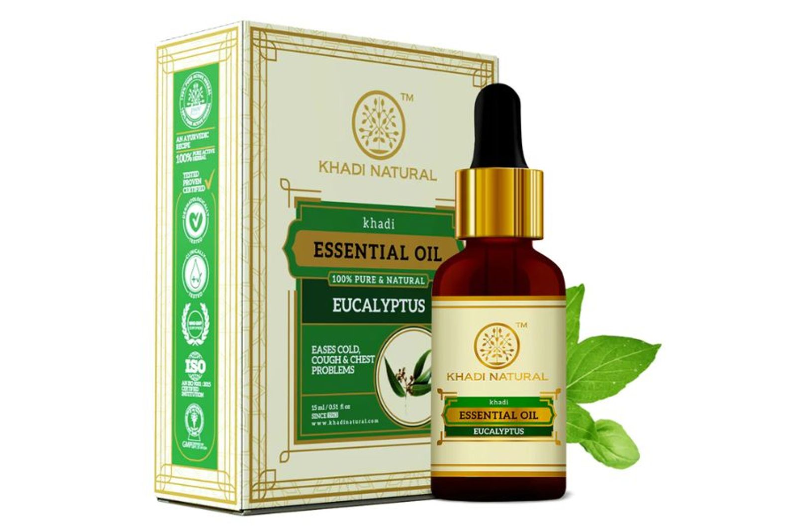 Khadi Natural Eucalyptus - Pure Essential Oil