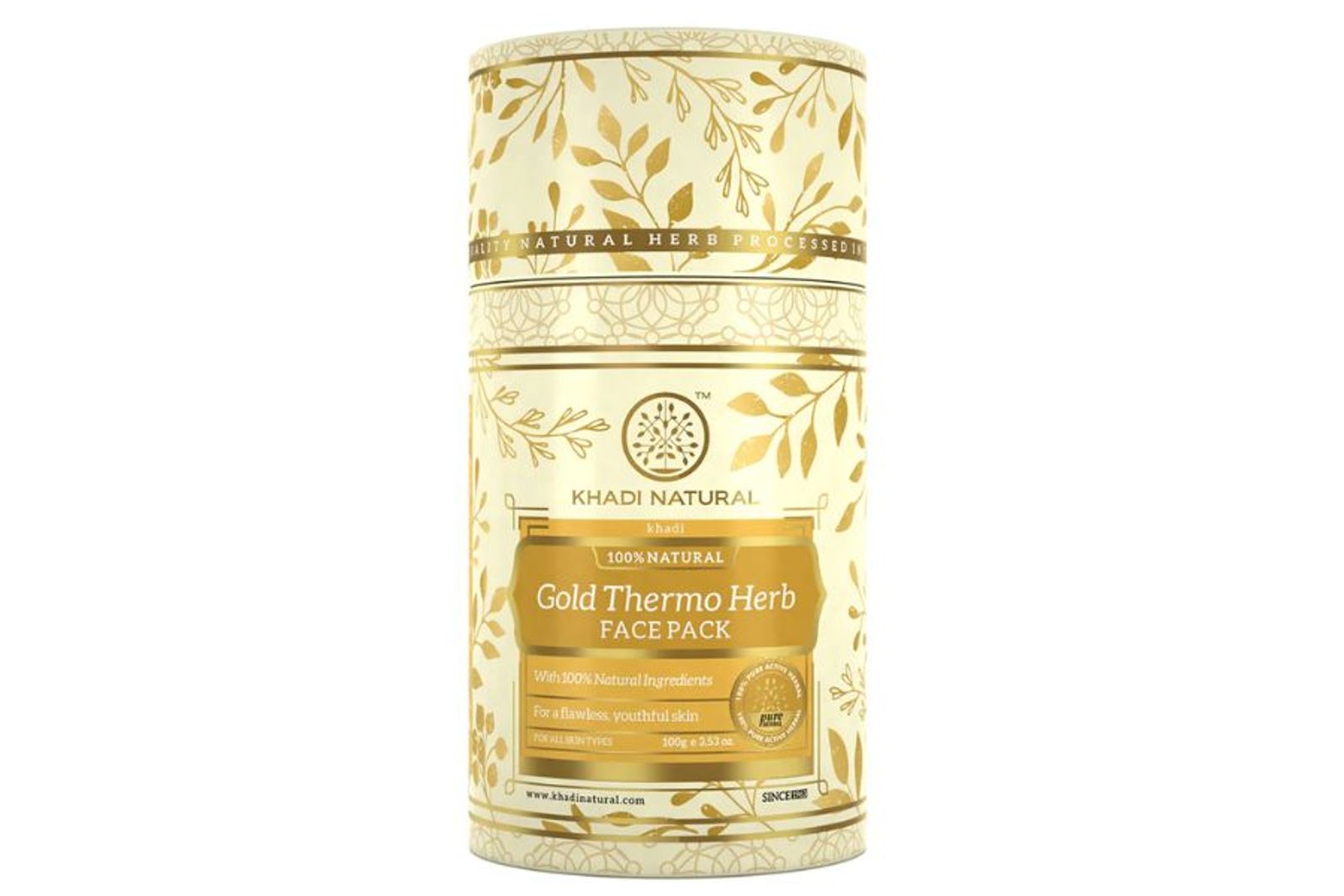 Khadi Natural Gold Thermo Herb (Skin Tightning Face Pack)