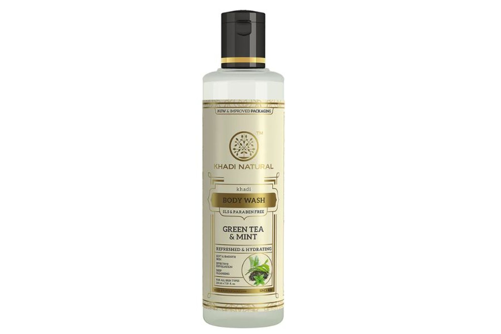 Khadi Natural Green Tea & Mint Body Wash- Sls & Paraben Free