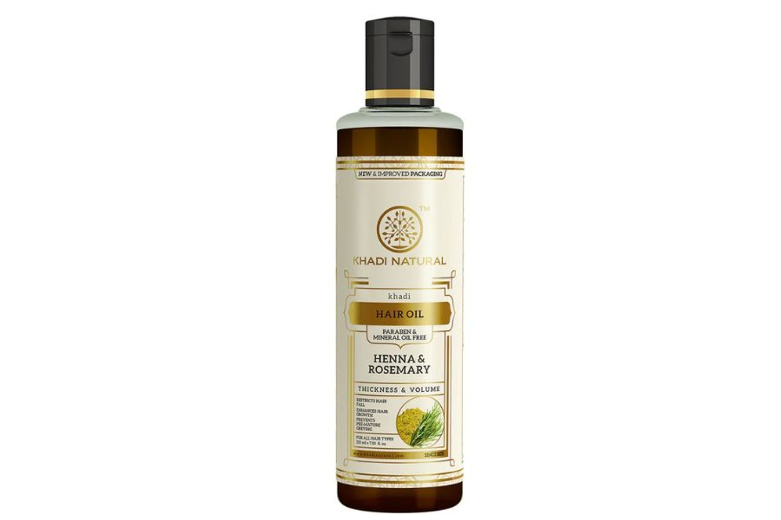 Khadi Natural Henna Rosemarry Paraben Mineral Oil Free