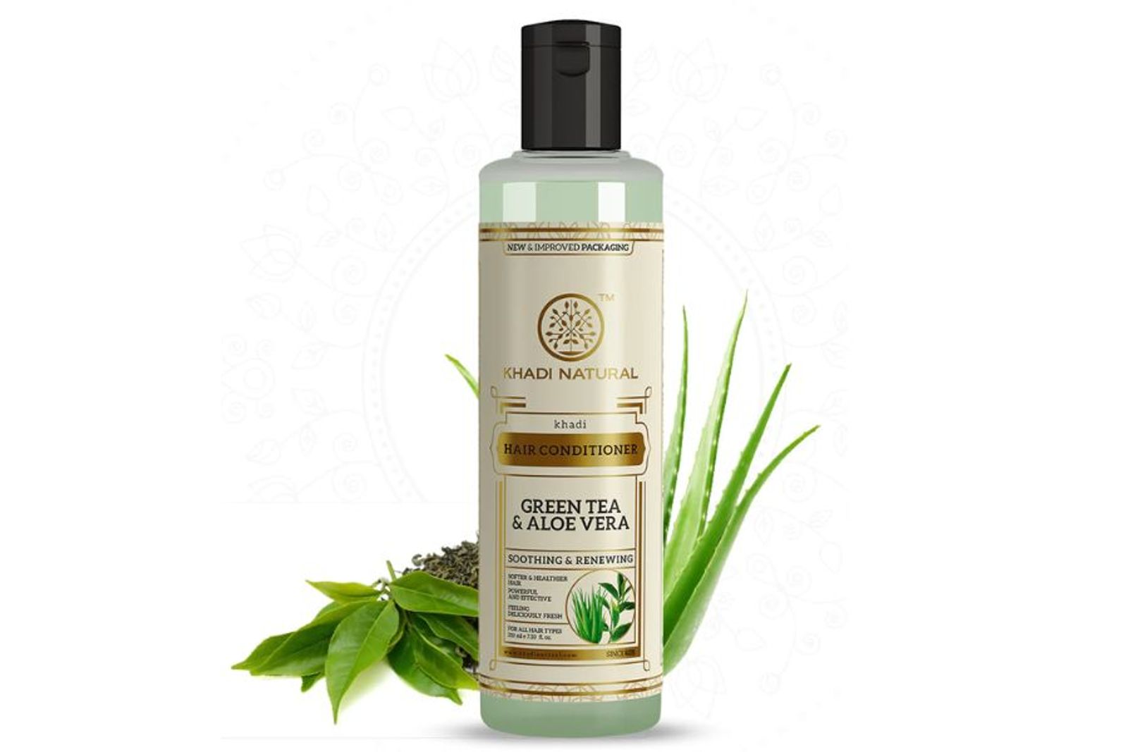 Khadi Natural Herbal Greentea & Aloevera Hair Conditioner