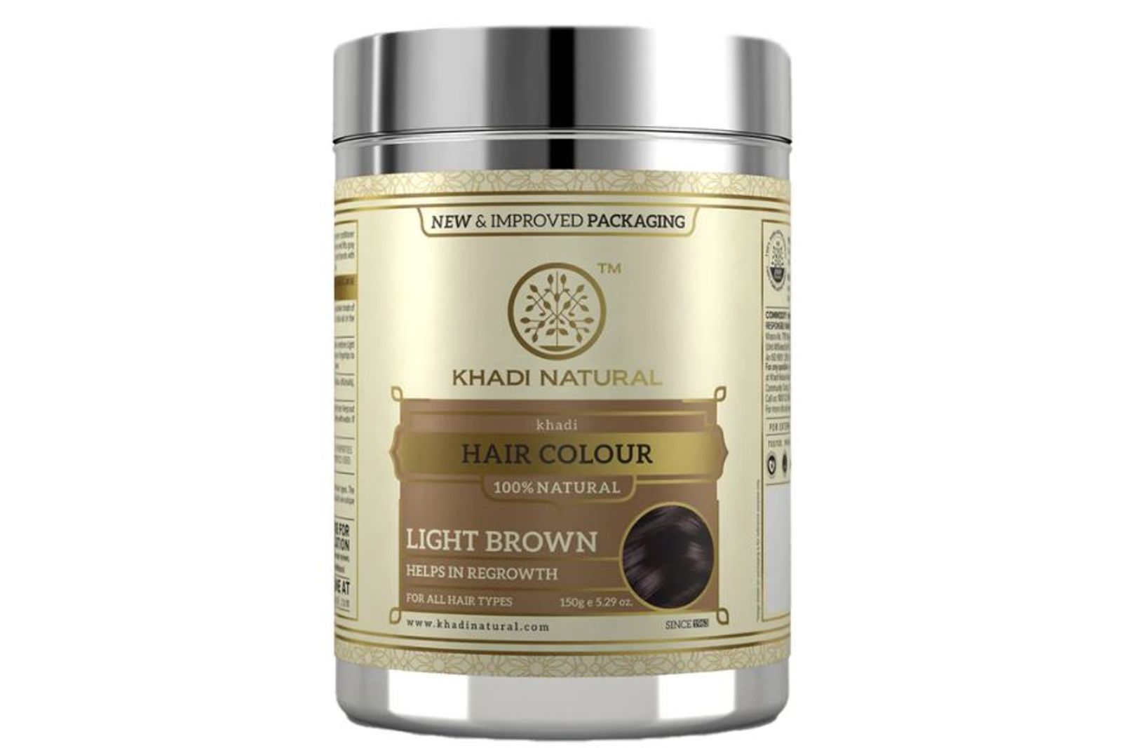 Khadi Natural Herbal Hair Colour Light Brown