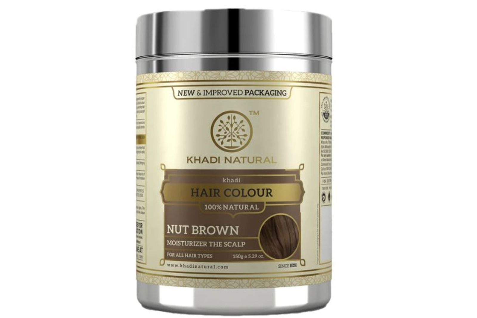 Khadi Natural Herbal Nut Brown Henna- Natural Hazel