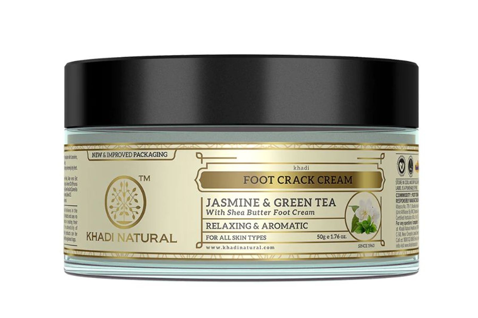 Khadi Natural Jasmine & Green Tea Foot Crack Cream - With Sheabutter